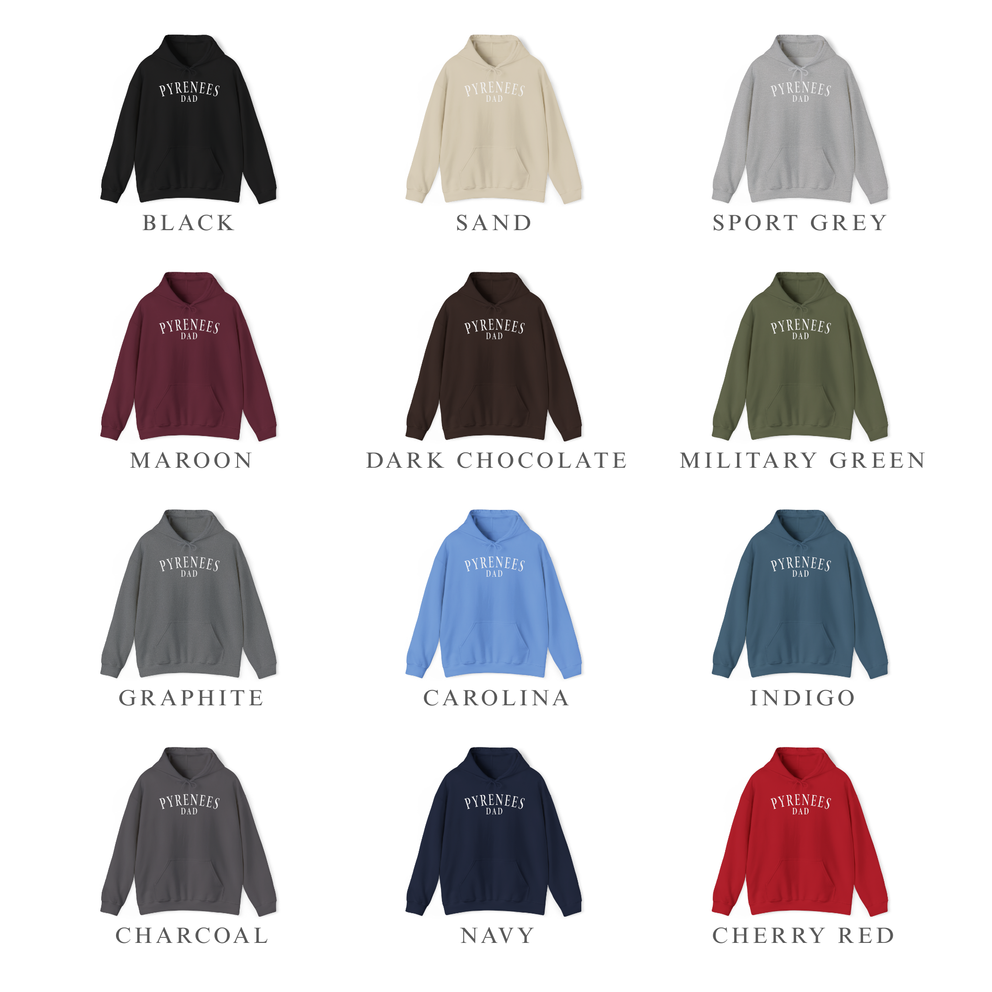 Minimal Pyrenees™ Dad Hoodie