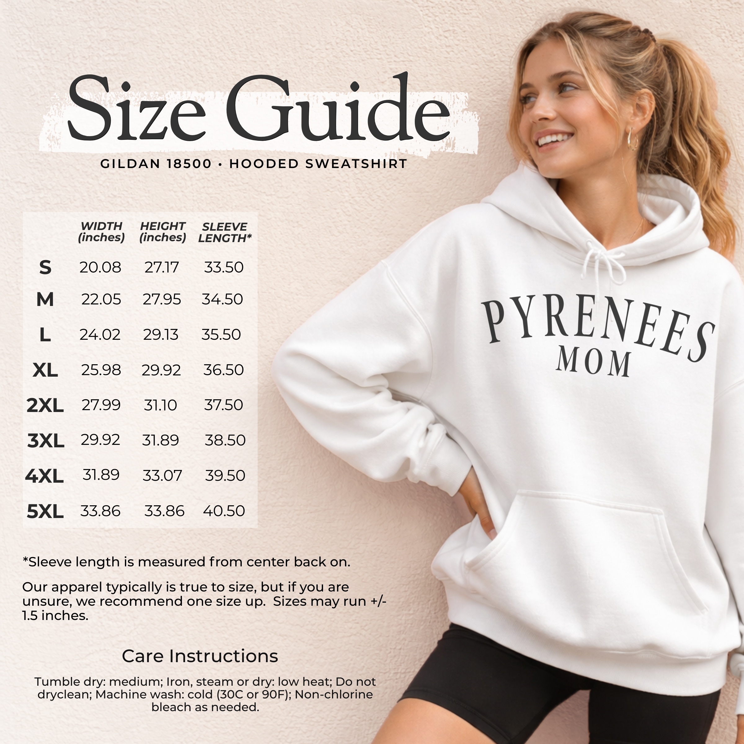 Minimal Pyrenees™ Mom Hoodie